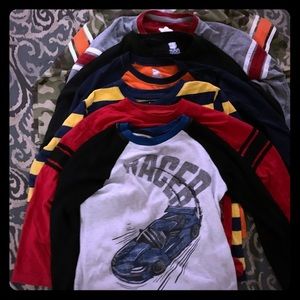 Lot of boys size 6 long sleeve shirts